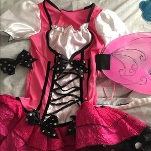 Girls pink butterfly /fairy costume